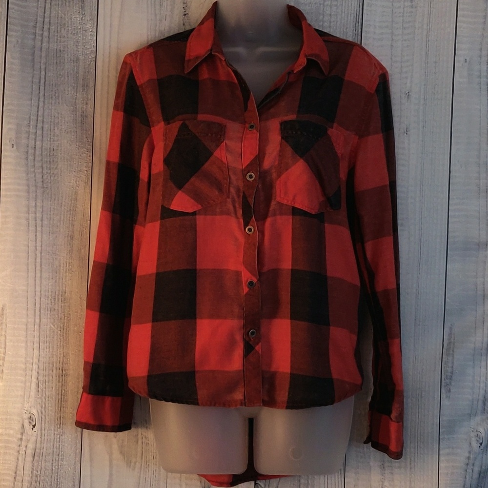 NWOT Nollie Destroyed Flannel